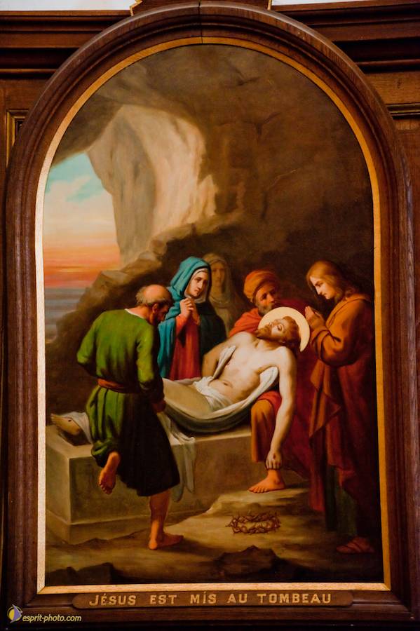 Nom de l'image : D30096337a_(c)Norbert-JUNG — Description :  Chemin de croix à l'église de la Ferté Vidame (28300)